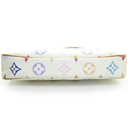 Louis Vuitton Monogram Multicolor Pochette Accessories White 4 of 8