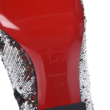 Christian Louboutin Paillettes Moulamax 100 Booties 38.5 Multicolor 5 of 6