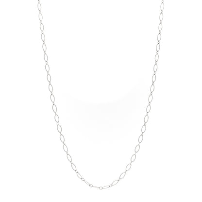 Tiffany Sterling Silver Oval Link Chain Necklace 20" 1 of 4
