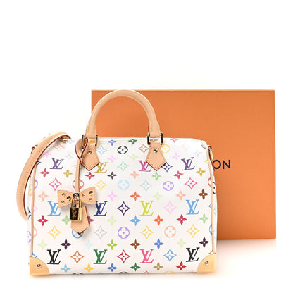 Louis Vuitton LV X TM Monogram Multicolor Speedy Soft 30 White 9 of 9