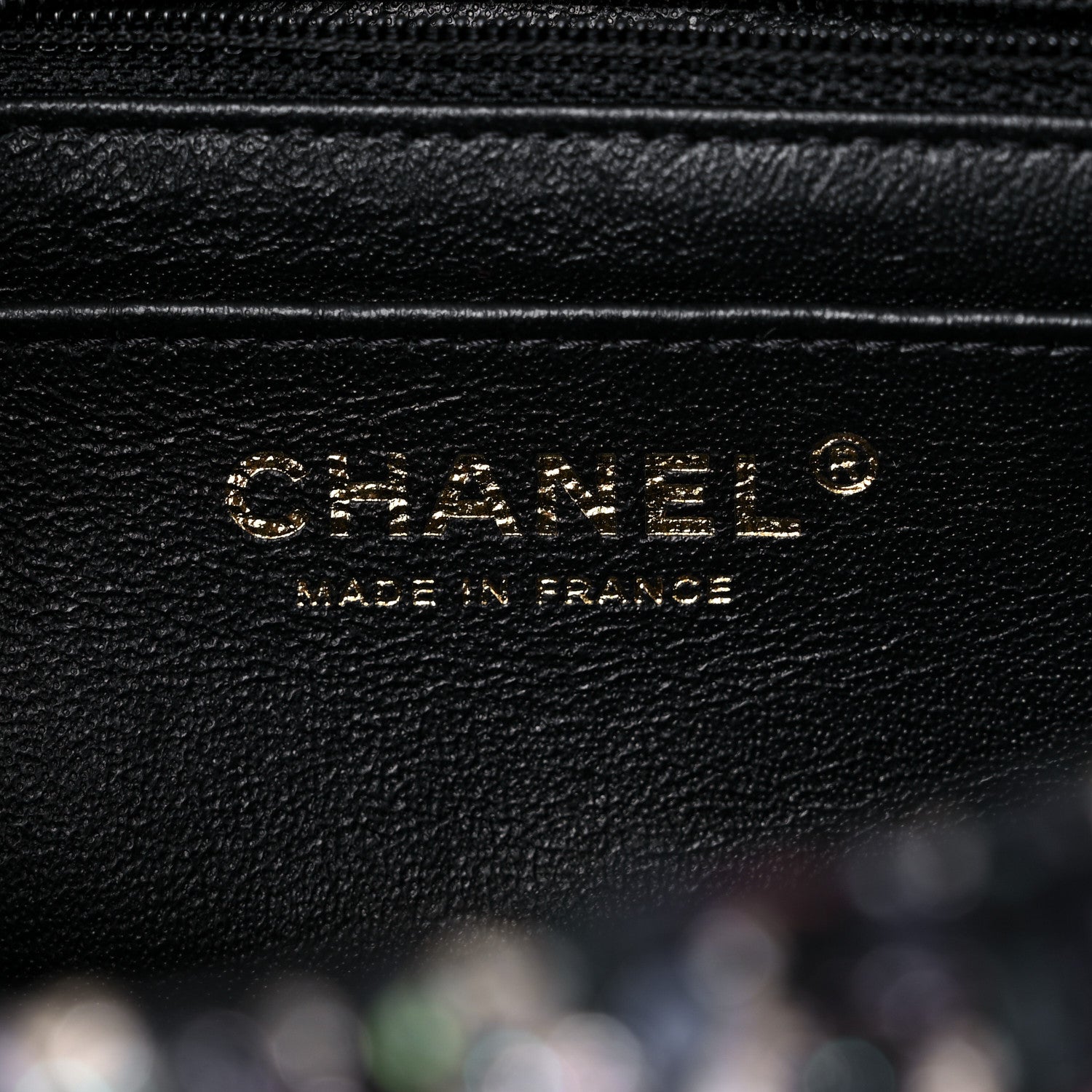 Chanel Glittered Tweed Quilted Mini Rectangular Flap Navy Blue Mulitcolor 6 of 13