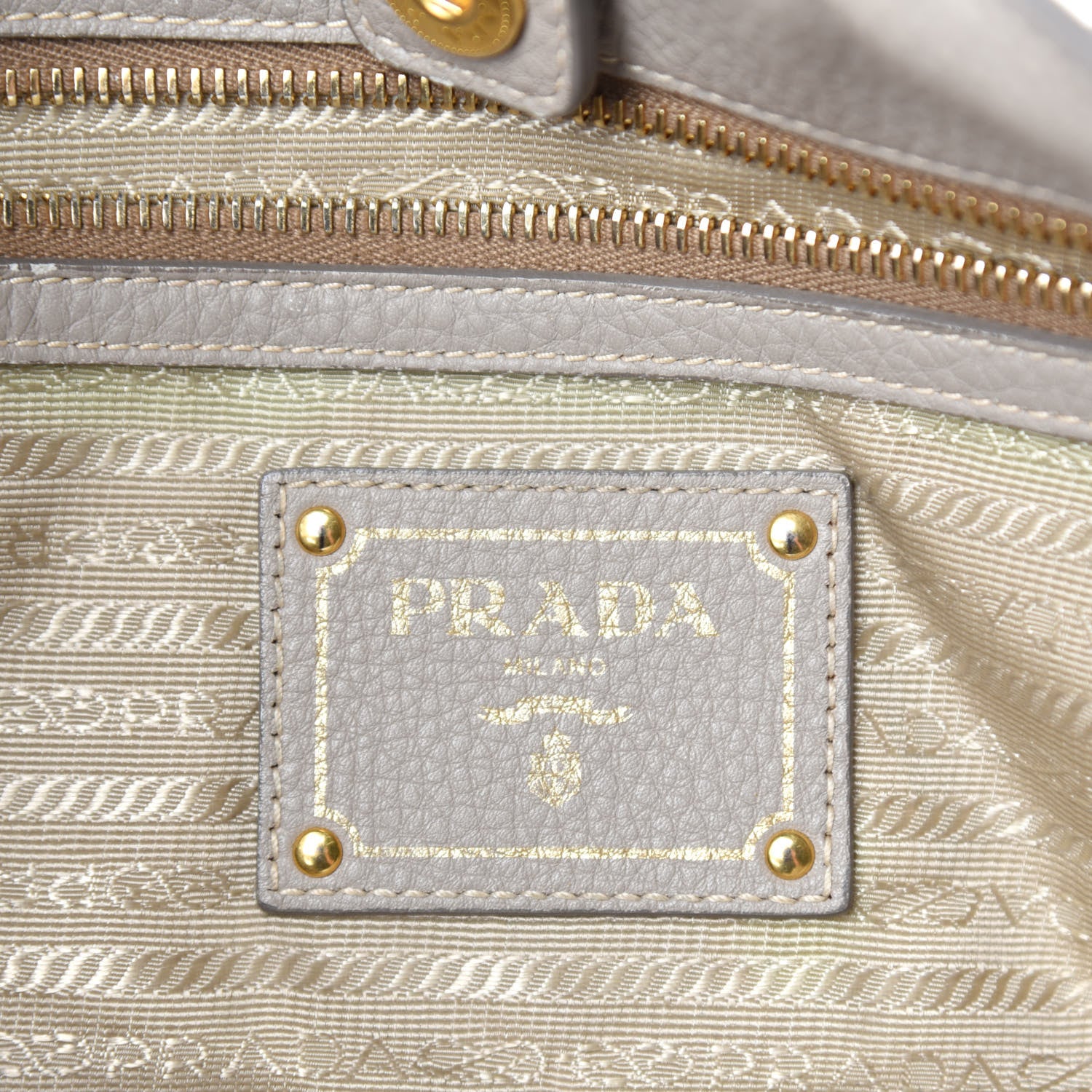 Prada Vitello Daino Side Zip Tote Pomice 24 of 27