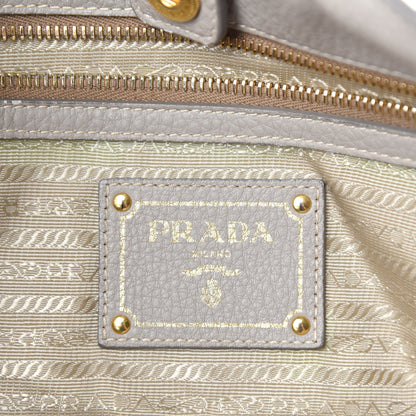 Prada Vitello Daino Side Zip Tote Pomice 24 of 27
