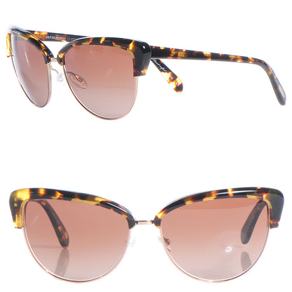 Oliver Peoples Alisha Half Cat Eye Sunglasses Brown 1 of 6