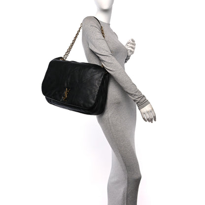 Saint Laurent Lambskin Matelasse Monogram Large Jamie 4.3 Black 2 of 11