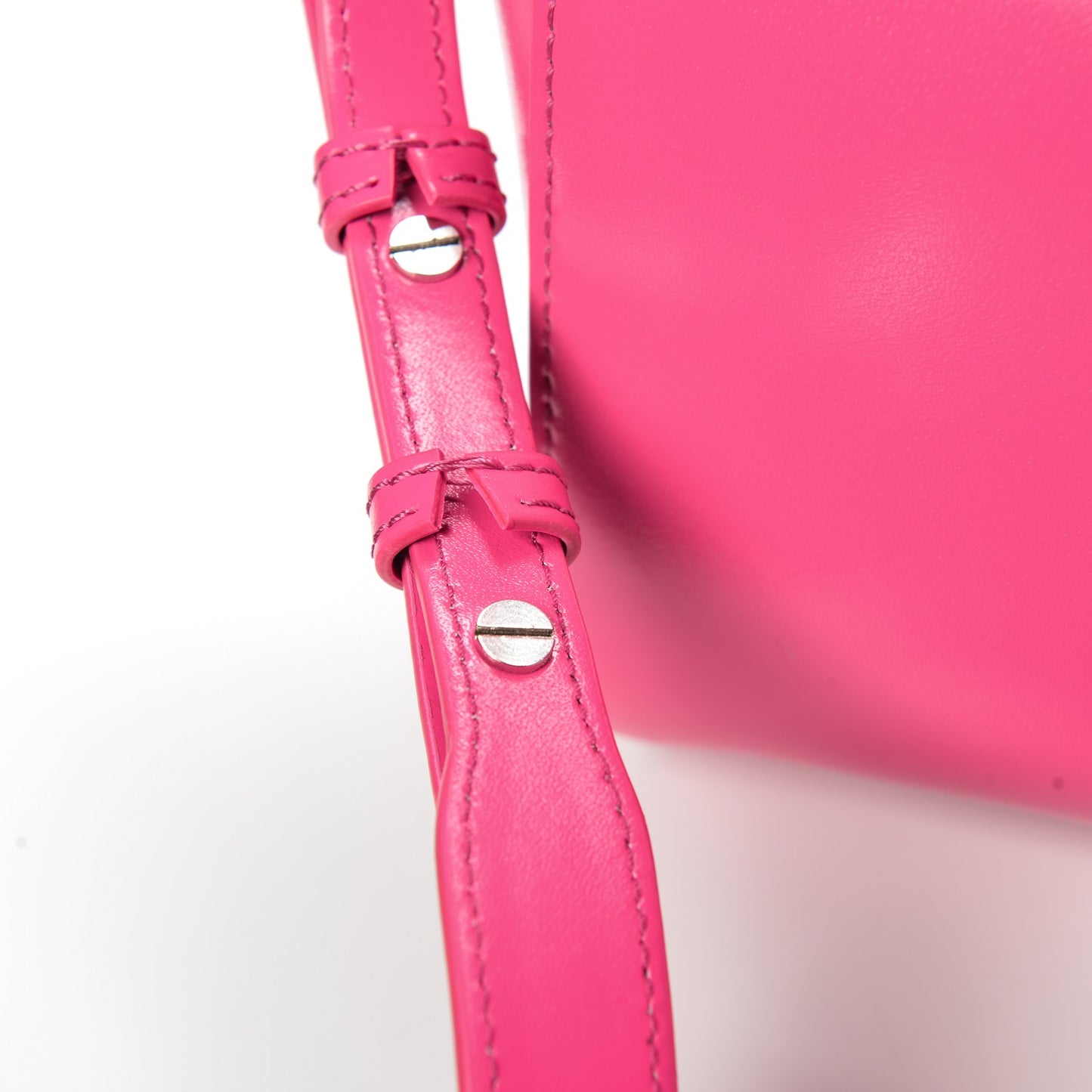 Shiny Lord Calfskin Mini Antigona Shocking Pink