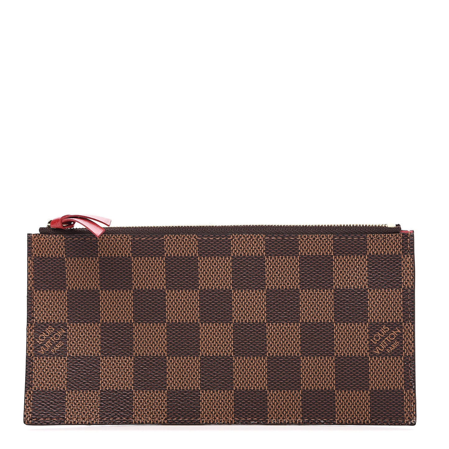 Damier Ebene Felicie Chain Wallet Zippered Insert