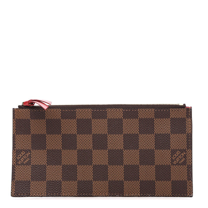Louis Vuitton Damier Ebene Felicie Chain Wallet Zippered Insert 1 of 5