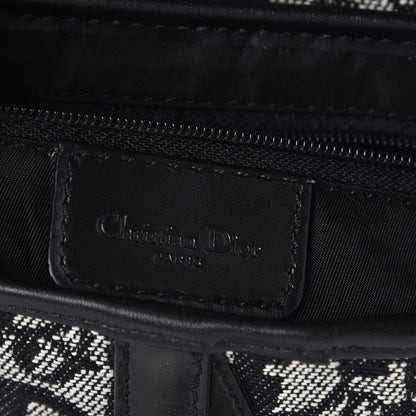Christian Dior Monogram Saddle Bag Black 6 of 7