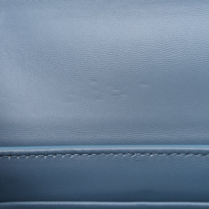 Christian Dior Box Calfskin 30 Montaigne Box Bag Blue 8 of 11