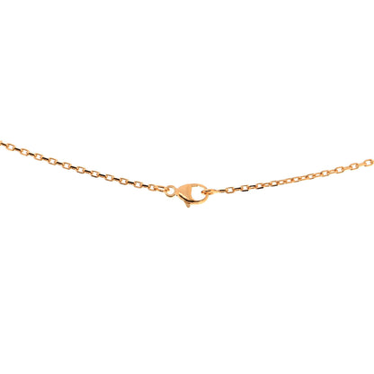 Hermes Lacquered Gold Mini Pop H Pendant Necklace Black 3 of 4