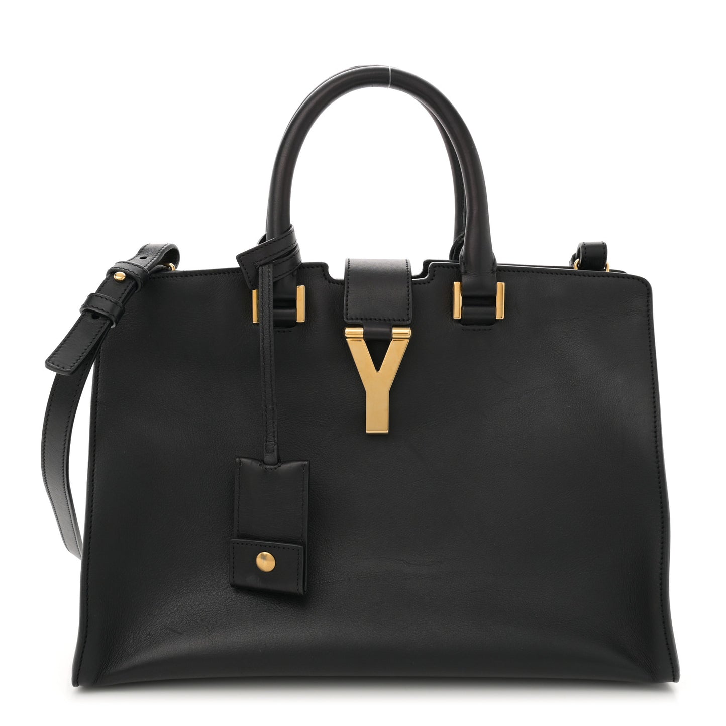 Calfskin Small Classic Y Cabas Black