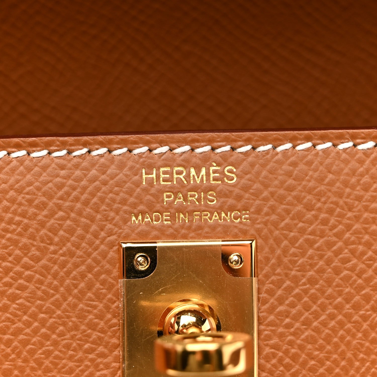 Hermes Epsom Kelly Sellier 25 Gold 6 of 11
