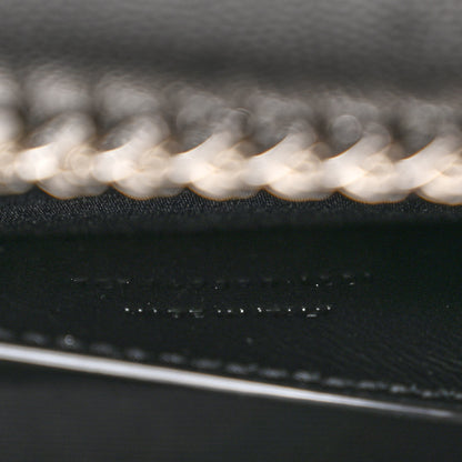 Saint Laurent Grain De Poudre Small Monogram Kate Satchel Black 7 of 10