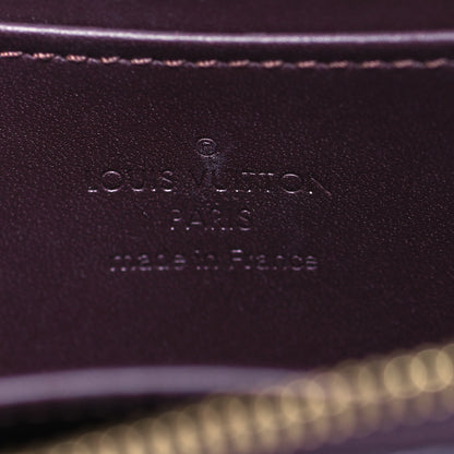 Louis Vuitton Vernis Rayures Zippy Coin Purse Amarante 6 of 7