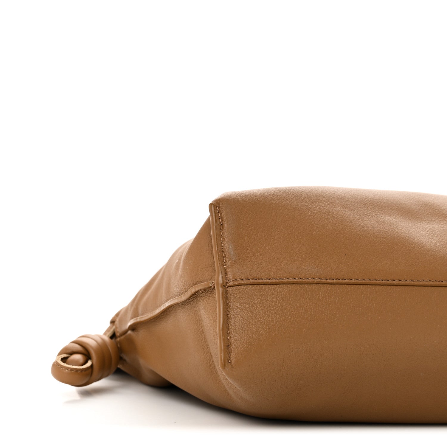 Loewe Nappa Calfskin Medium Flamenco Knot Clutch Warm Desert 8 of 9