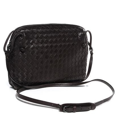 Bottega Veneta Nappa Intrecciato Crossbody Pillow Ebano 3 of 8