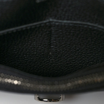 Hermes Togo Dogon Compact Wallet Black 6 of 8
