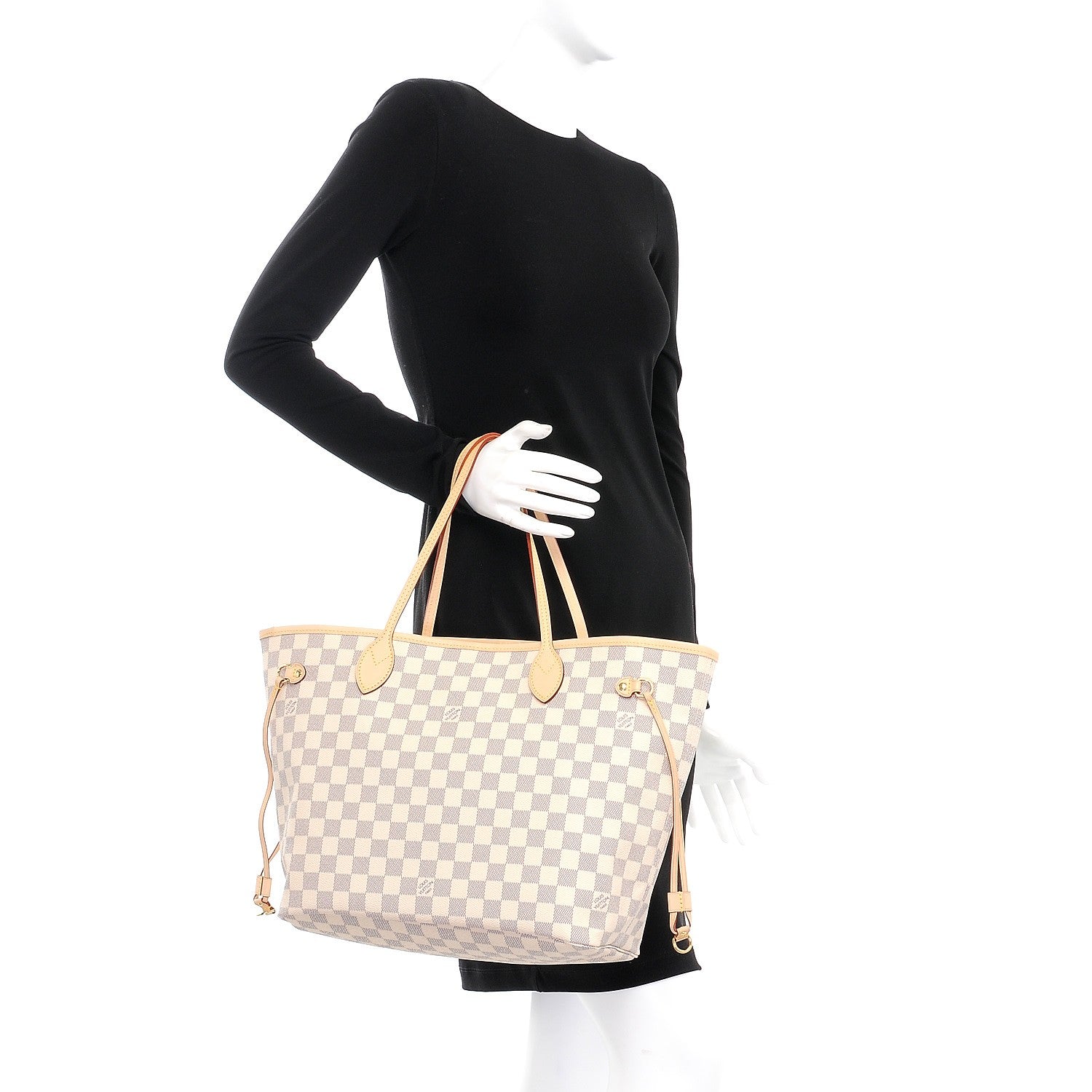 Louis Vuitton Damier Azur Neo Neverfull MM 2 of 11