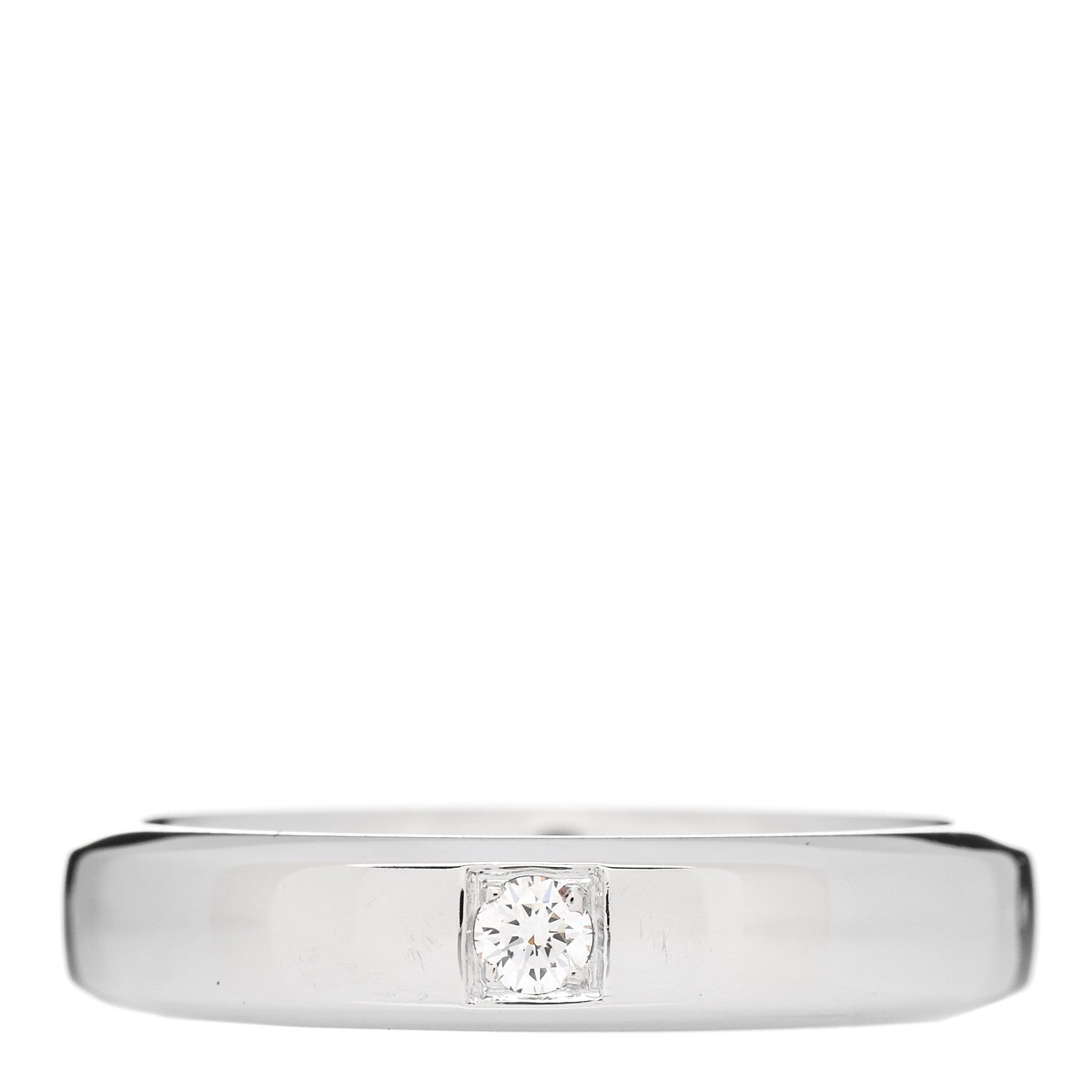 Van Cleef & Arpels Platinum Diamond Toujours Etoiles Wedding Band Ring 55 7.25 1 of 5