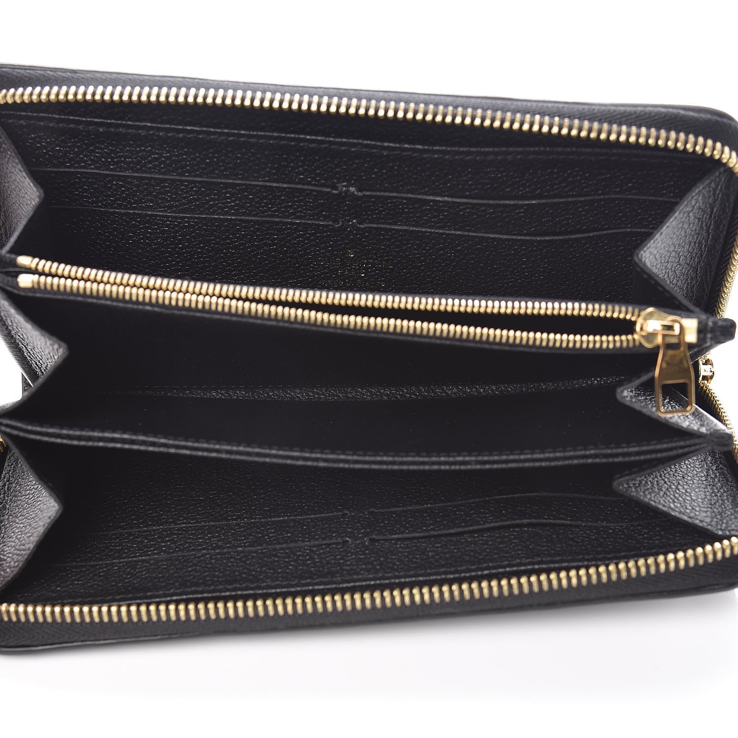 Louis Vuitton Empreinte Zippy Wallet Black 5 of 9