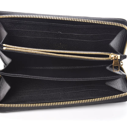 Louis Vuitton Empreinte Zippy Wallet Black 5 of 9