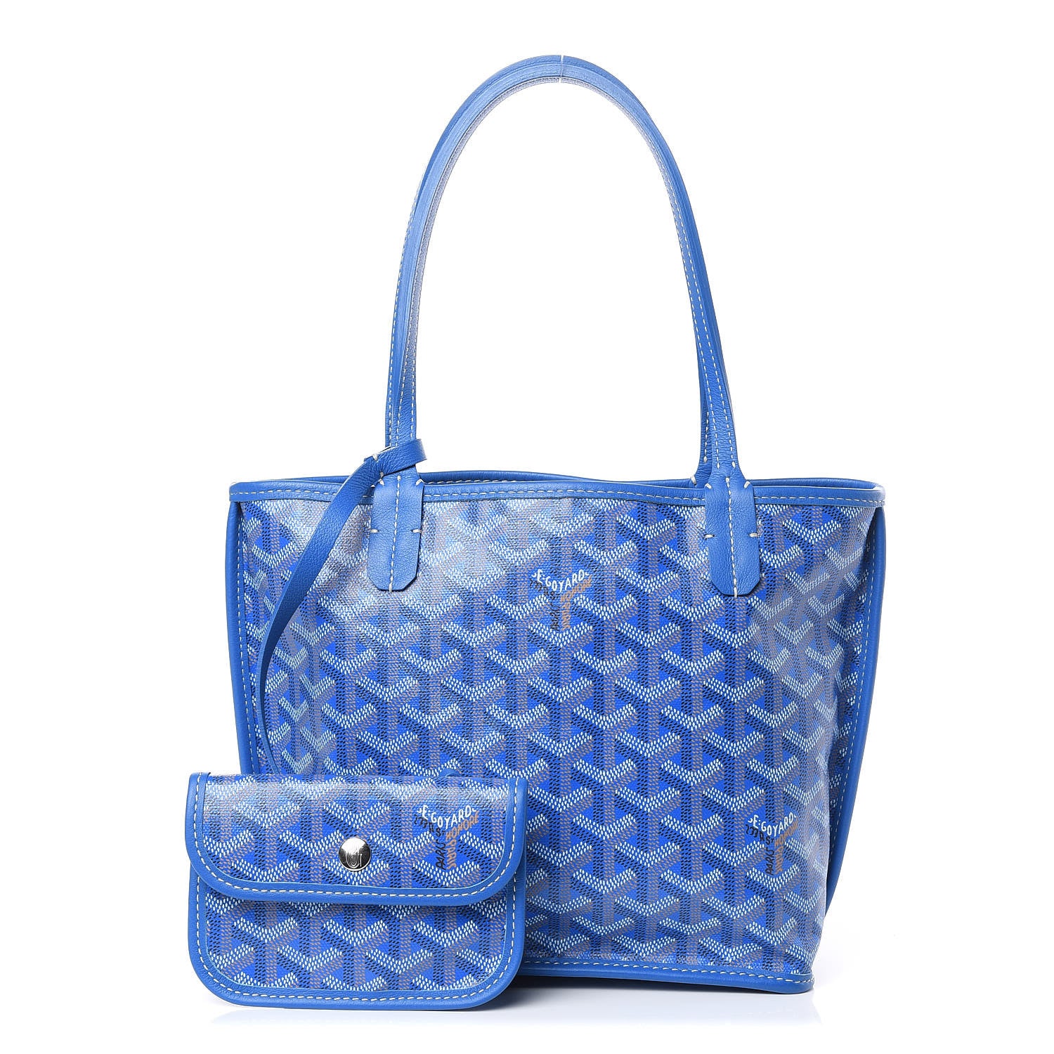 Goyard Goyardine Reversible Mini Anjou Sky Blue 439255