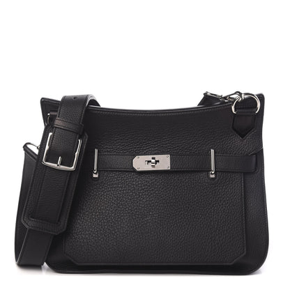 Hermes Taurillon Clemence Jypsiere 31 Black 1 of 10