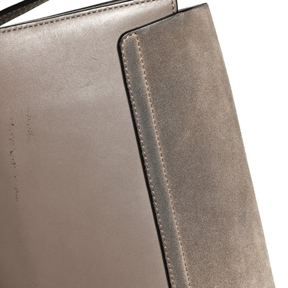 Chloe Suede Calfskin Small Faye Shoulder Bag Motty Grey 13 of 13
