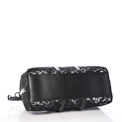 Louis Vuitton Monogram See Through Keepall Bandouliere 50 Black 4 of 8