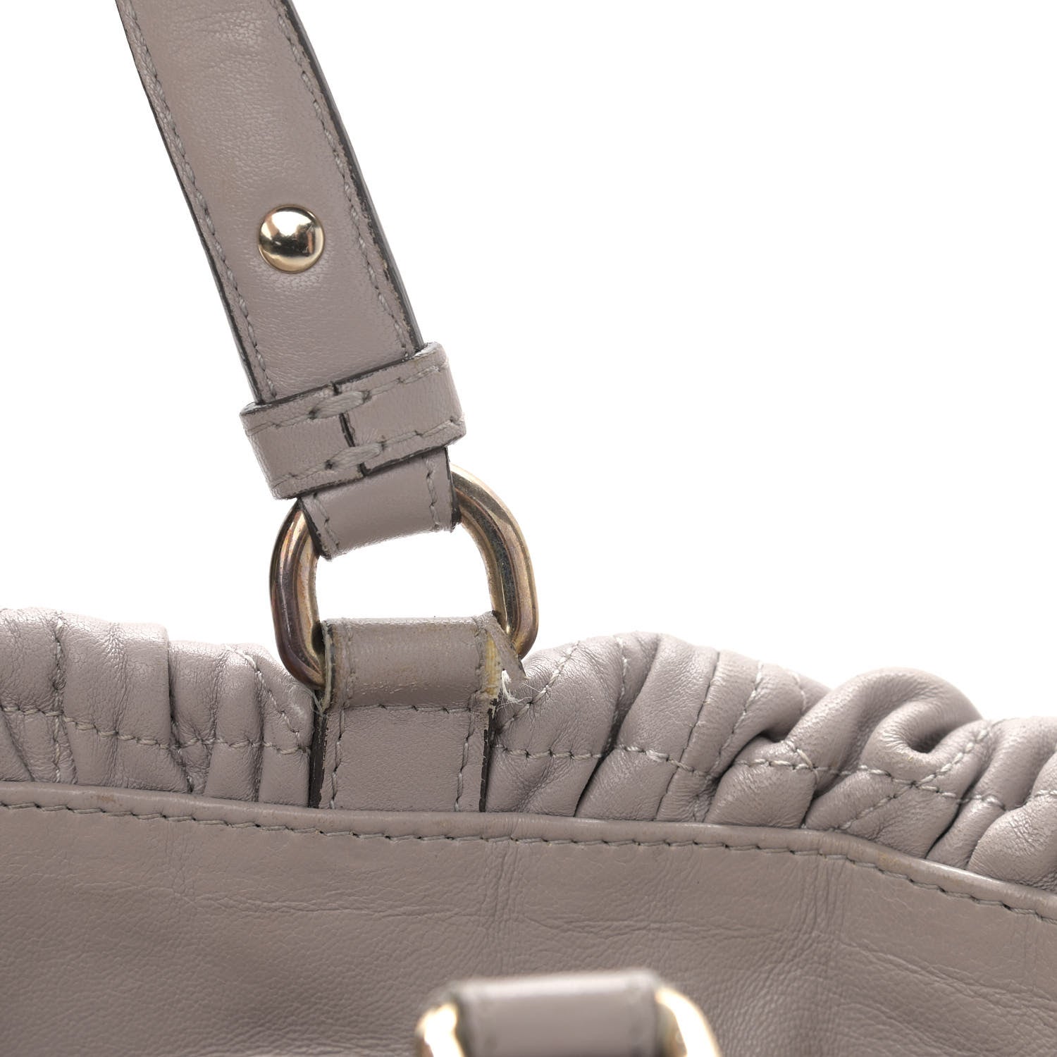 Christian Dior Gaufre Lambskin Cannage Delices Tote Grey 12 of 14