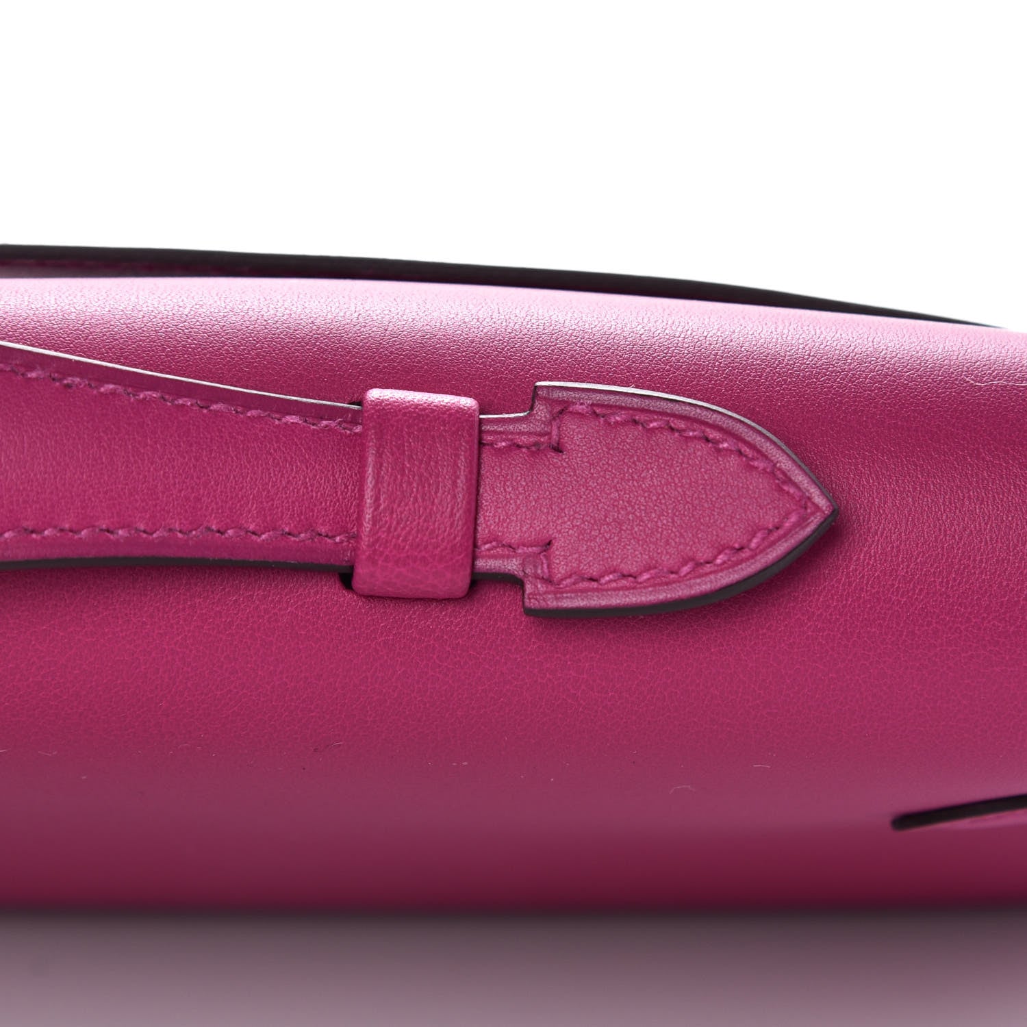 Hermes Swift Kelly Cut Clutch Pochette Rose Pourpre 16 of 22
