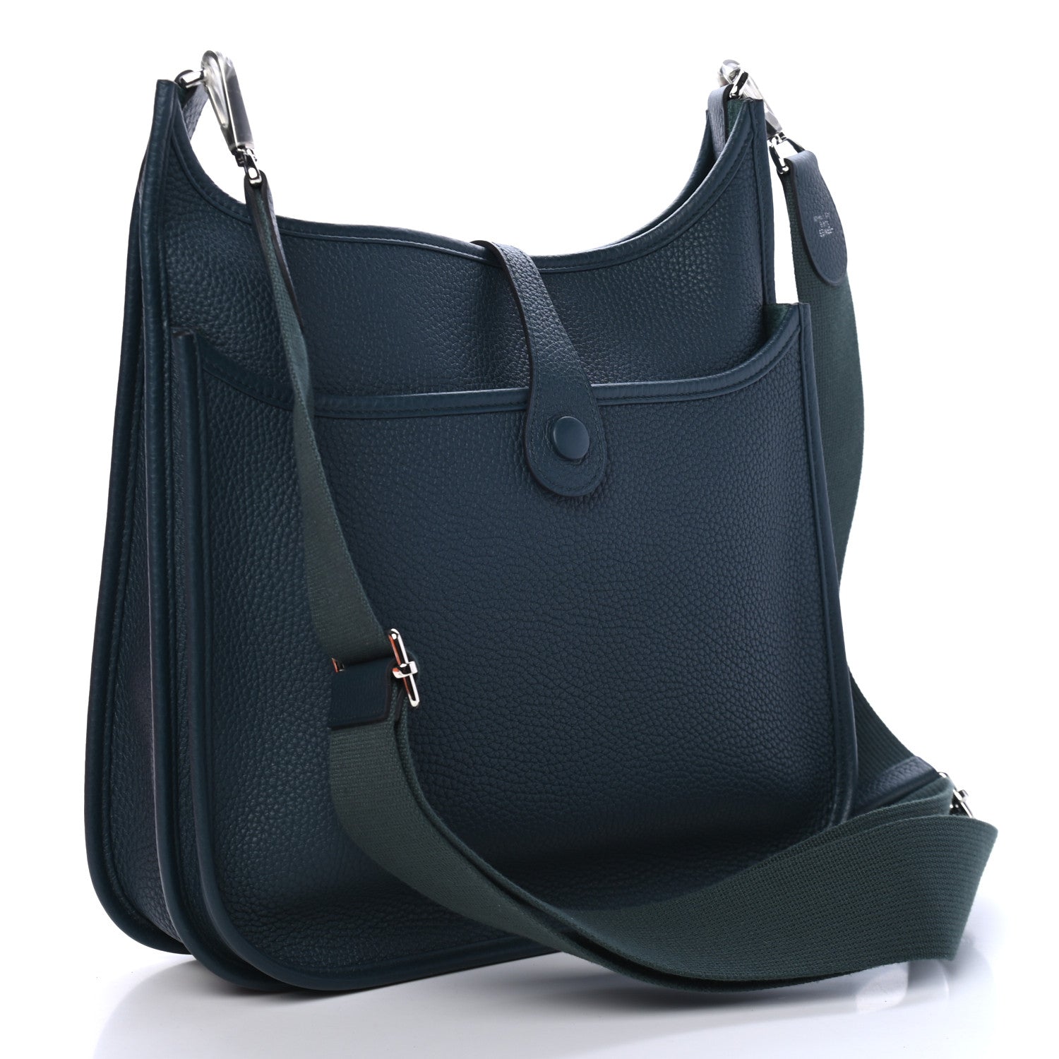Hermes Taurillon Clemence Evelyne III PM Vert Cypress 1 of 4