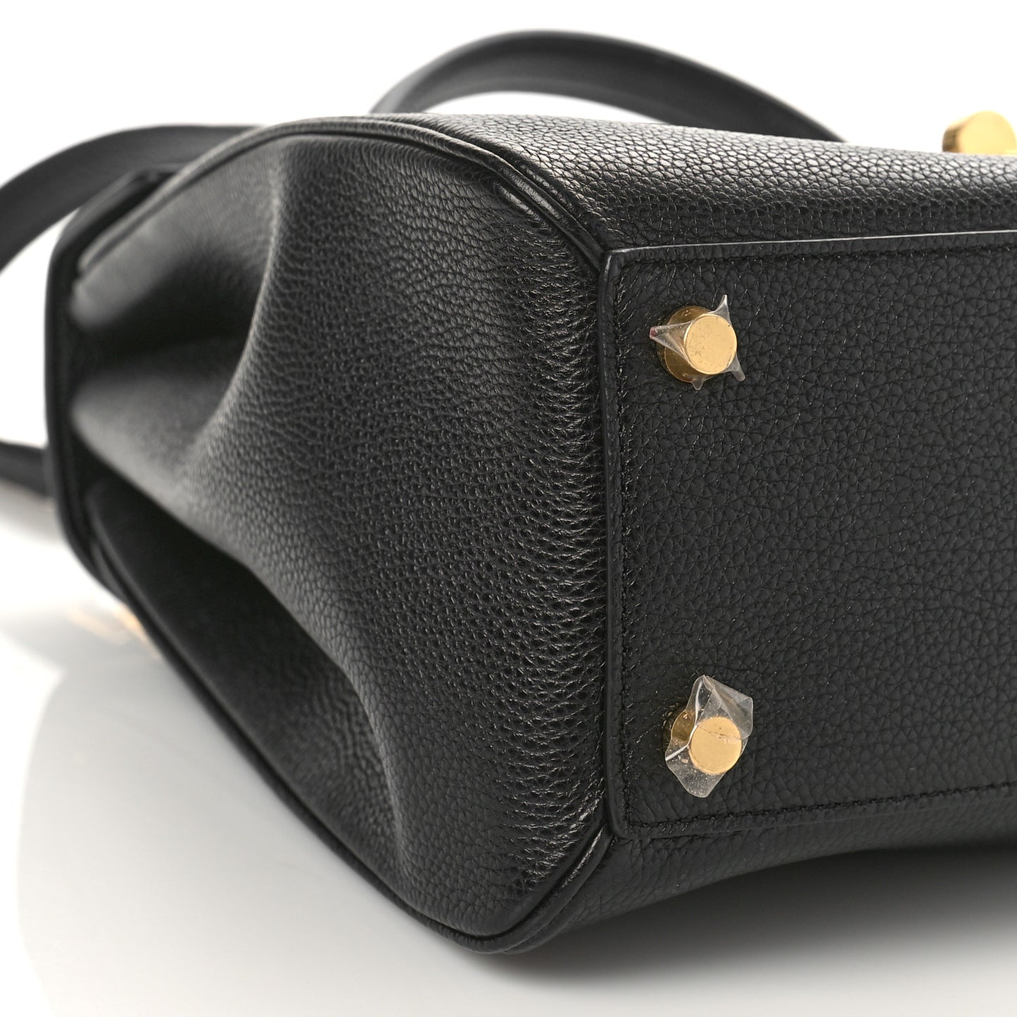 Grained Calfskin Classique 16 Top Handle Bag Black