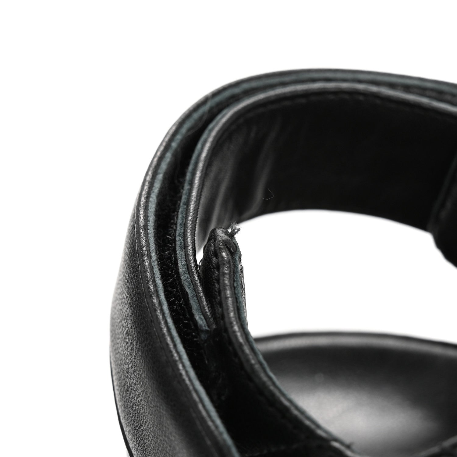 Prada Nappa Quilted Padded Slingback Sandals 37.5 Black 14 of 17