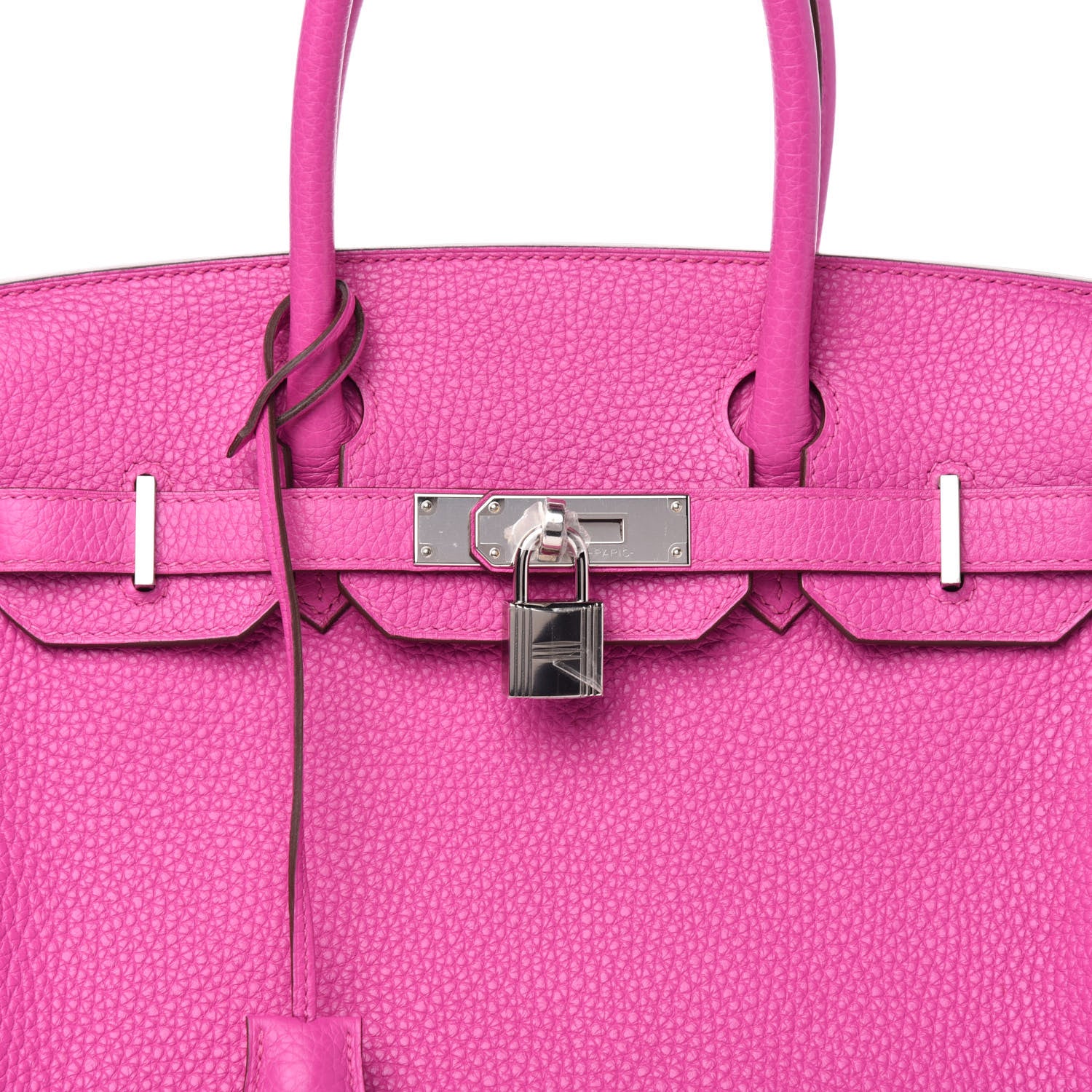 Hermes Taurillon Clemence Birkin 30 Magnolia 10 of 11
