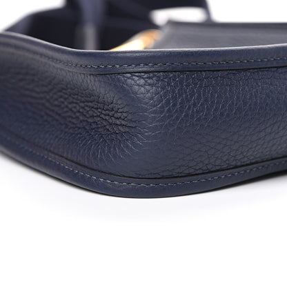 Hermes Taurillon Clemence Evelyne TPM Bleu Nuit 8 of 10