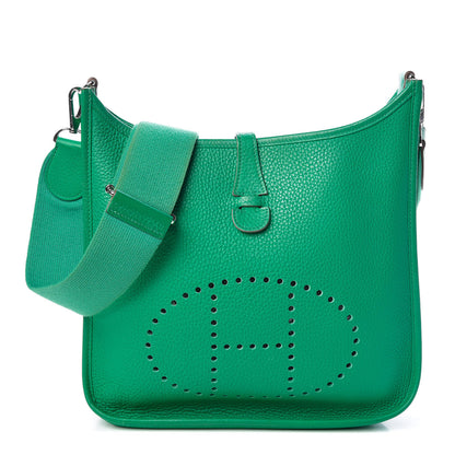 Hermes Taurillon Clemence Evelyne III PM Vert Menthe 1 of 28