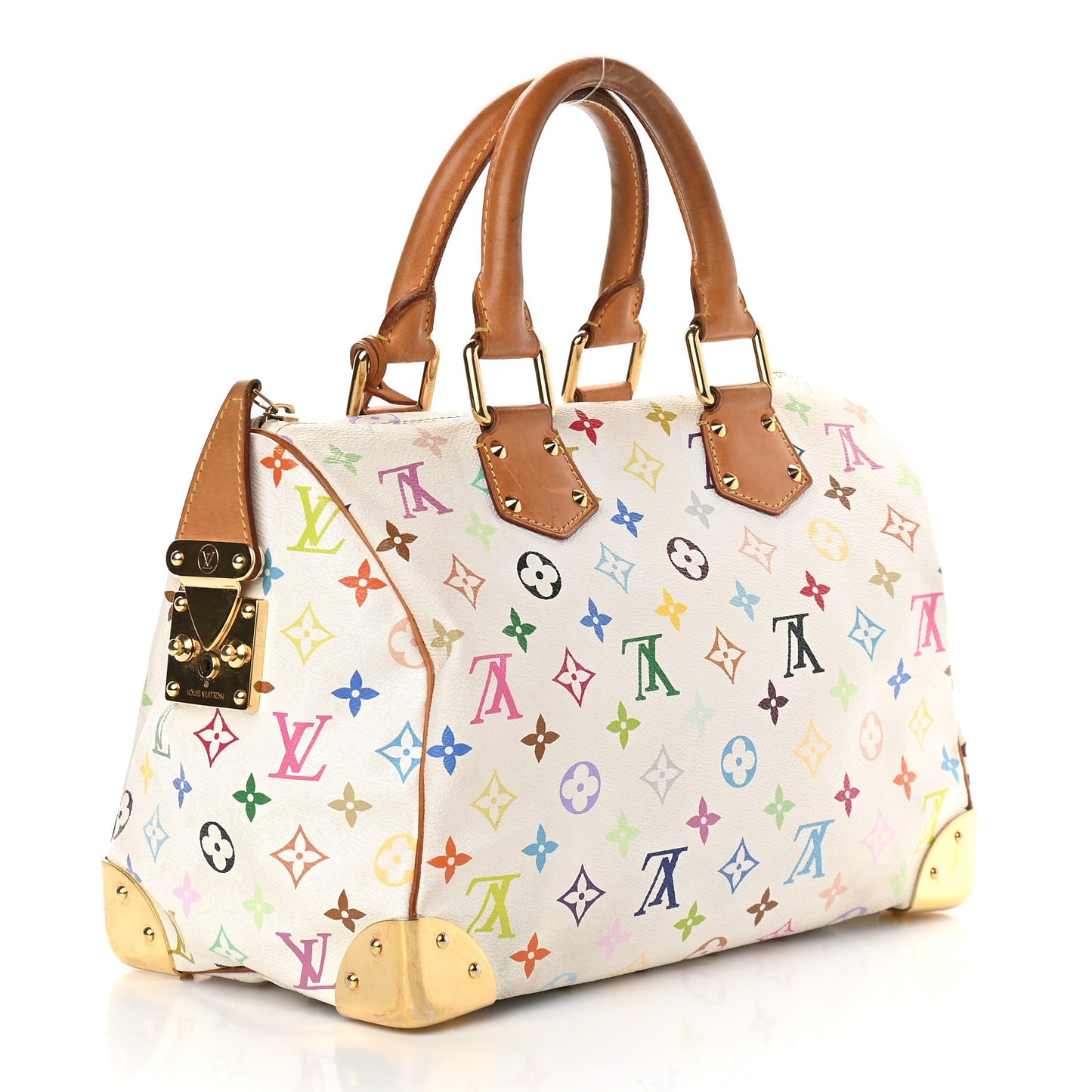 Monogram Multicolor Speedy 30 White