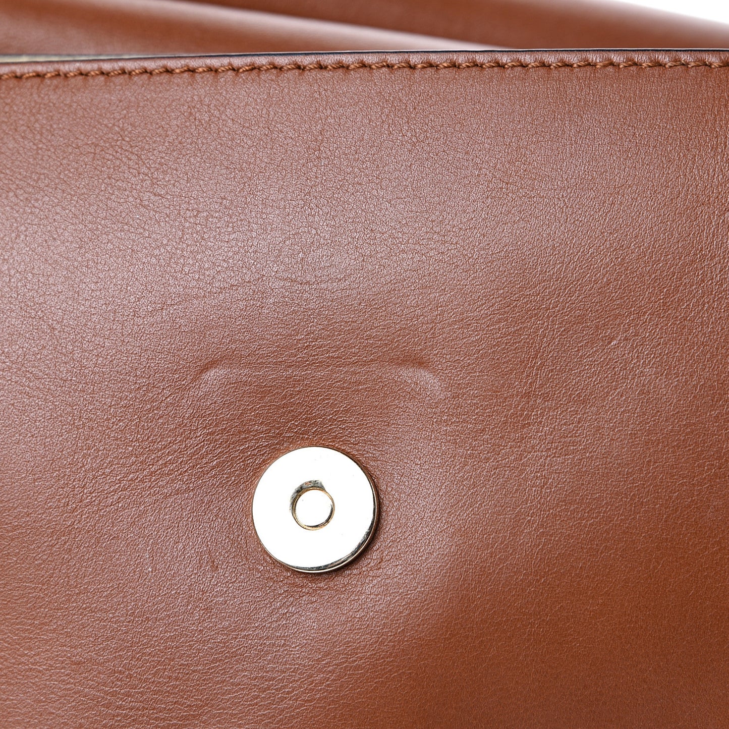 Suede Calfskin Medium Faye Shoulder Bag Tobacco