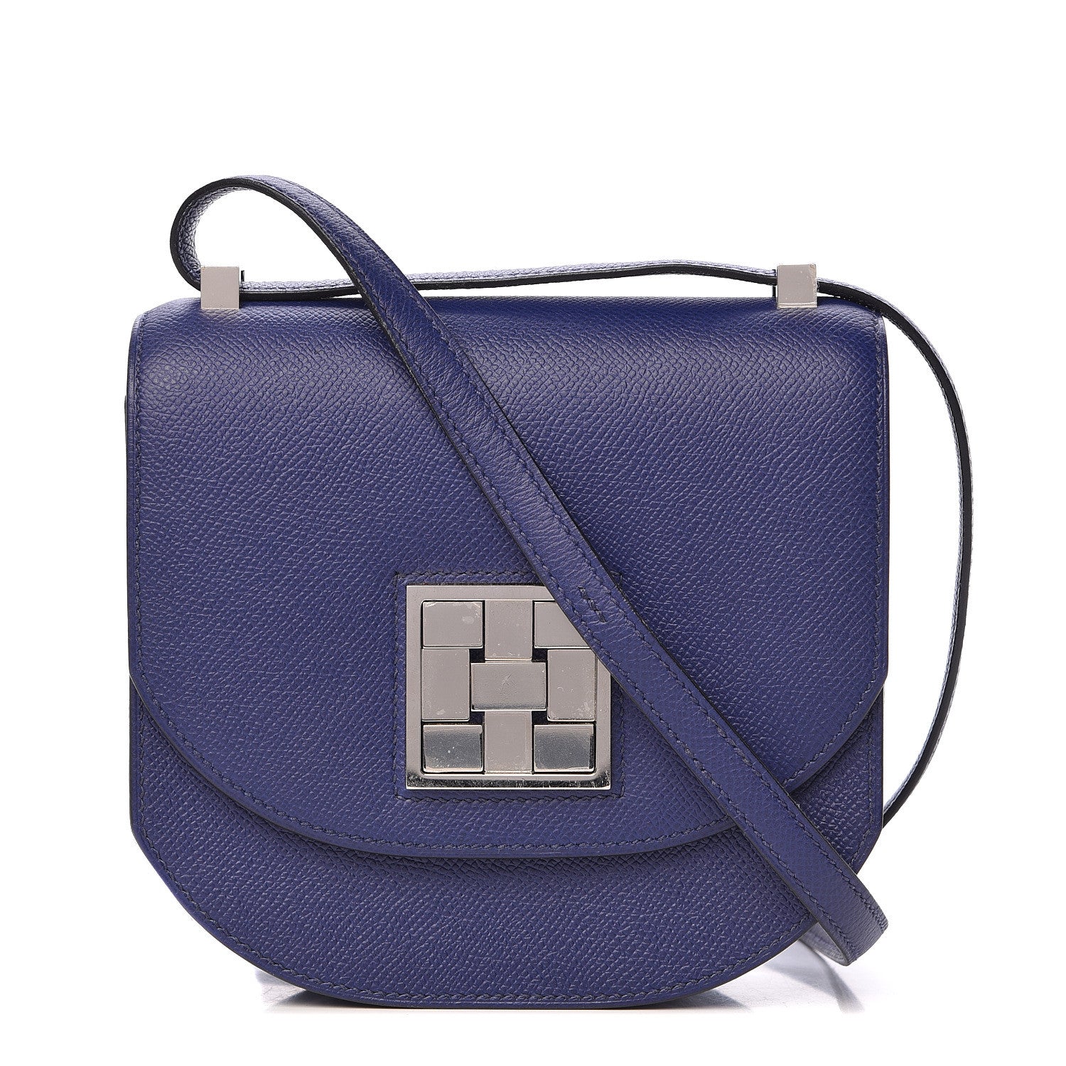 Hermes Epsom Mosaique Au 24-17 Bleu Encre 2 of 10