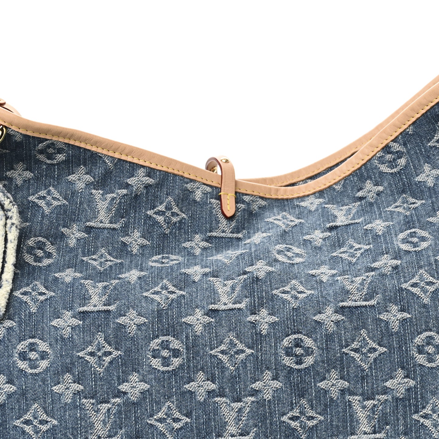 Monogram Denim CarryAll MM Blue