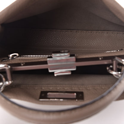 Fendi Cuoio Romano Selleria Medium Peekaboo Iconic Satchel Corda 6 of 12