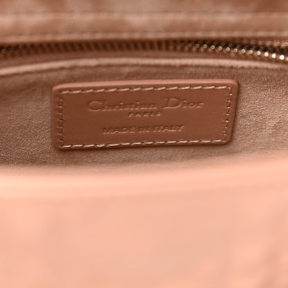 Christian Dior Calfskin Cannage Diamond Small My ABCDior Lady Dior Rose Des Vents 6 of 10