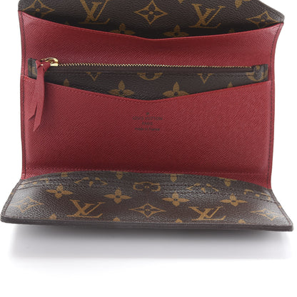 Louis Vuitton Monogram Josephine Wallet Red 7 of 11