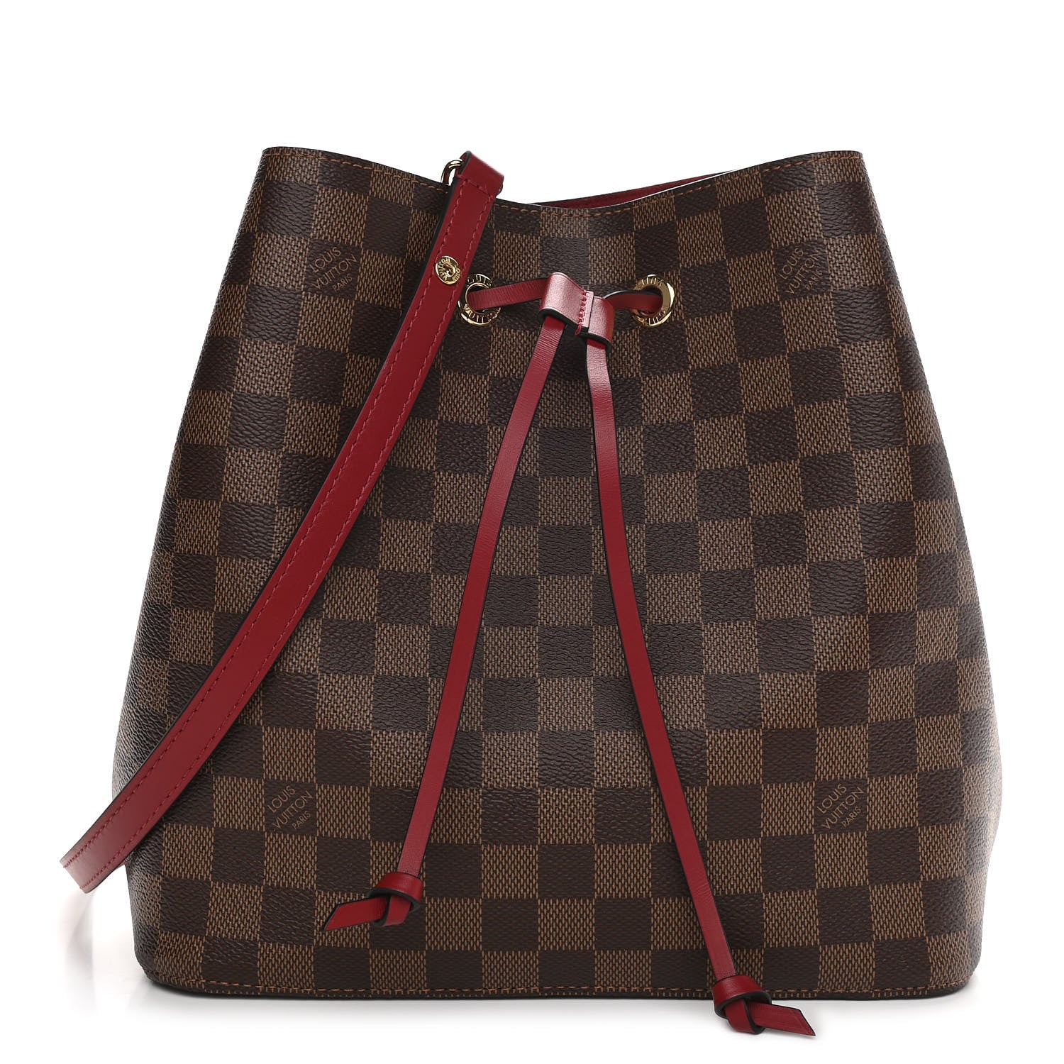 Louis Vuitton Damier Ebene Neonoe MM Cherry Berry 1 of 9