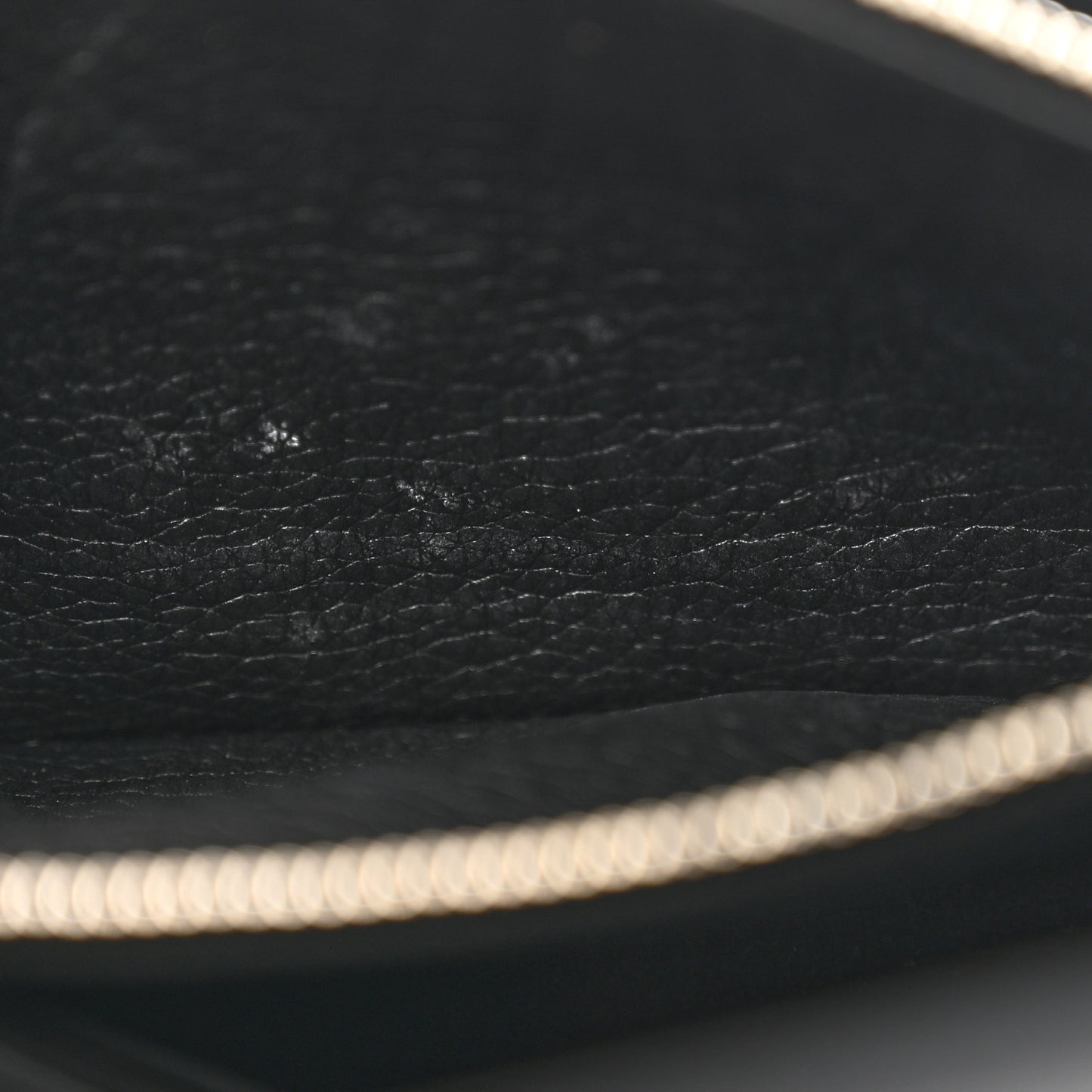 Soft Calfskin My Lockme Chain Pochette Black