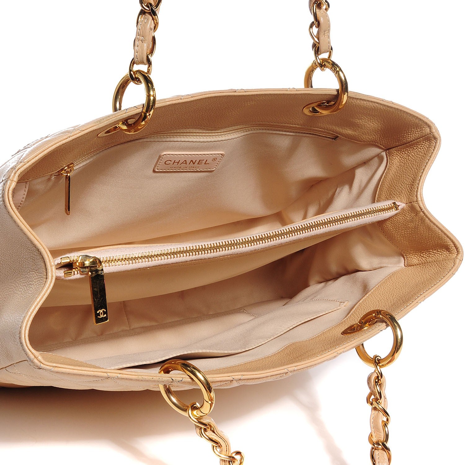 Chanel Caviar Grand Shopping Tote GST Beige Clair 5 of 8