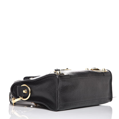 Balenciaga Chevre Gold Metallic Edge Hardware Mini City Black 4 of 7