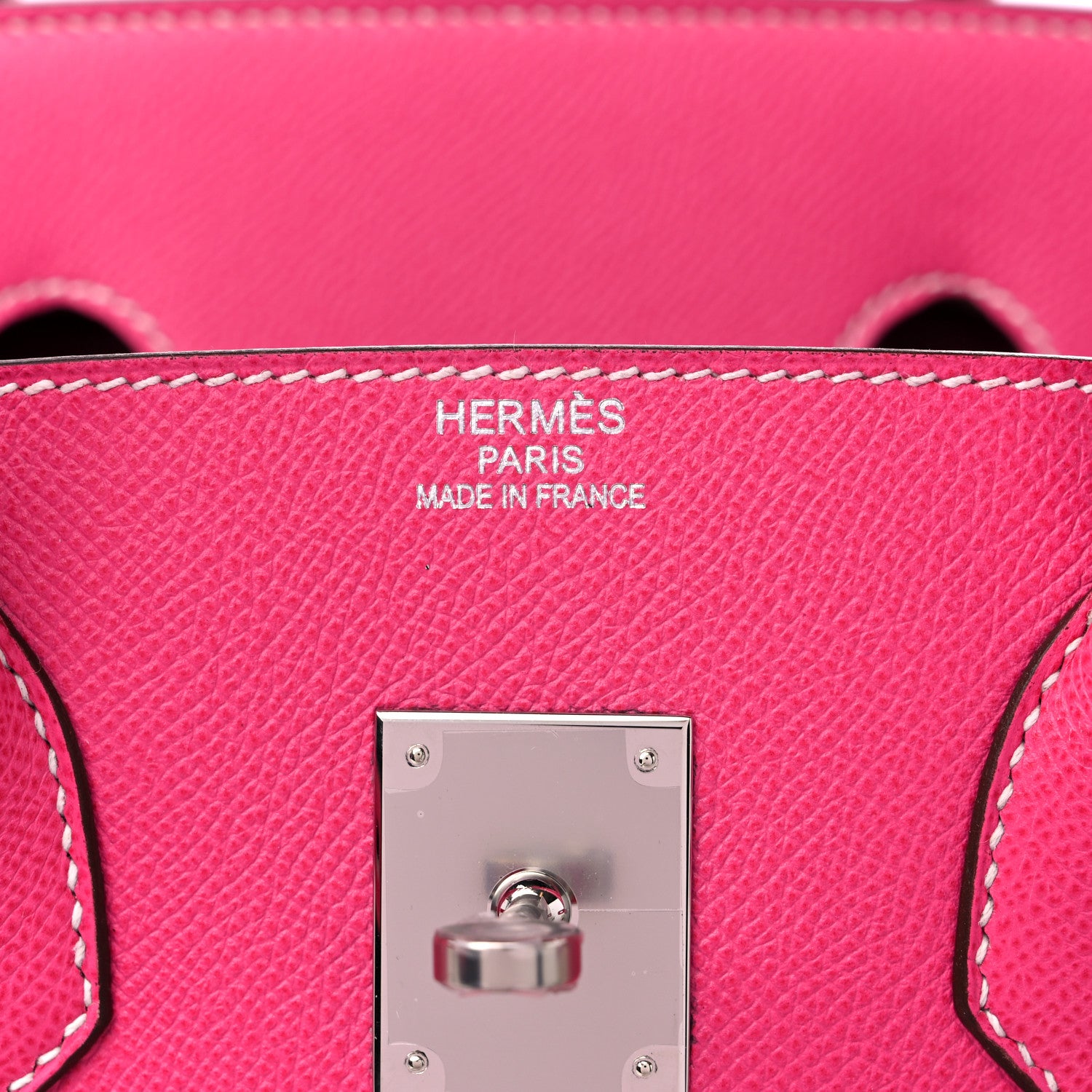 Hermes Epsom Candy Birkin 35 Rose Tyrien Rubis 6 of 9